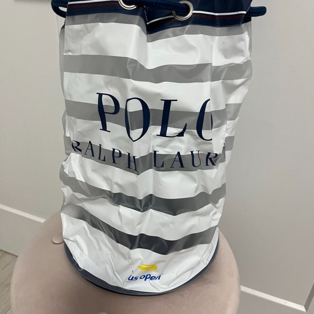 Polo Ralph Lauren US Open Drawstring Tote Duffel Bag - Picture 2 of 5